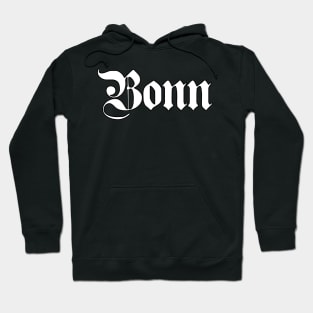 Bonn written with gothic font Hoodie